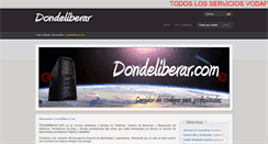 Desktop Screenshot of dondeliberar.com